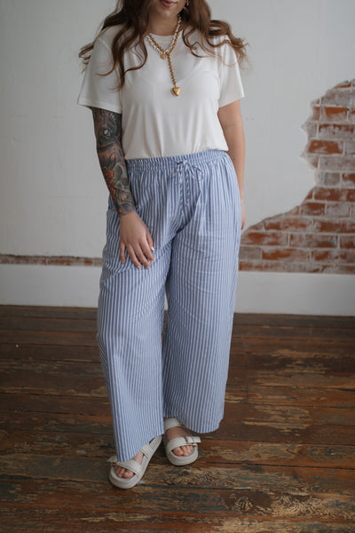 Savannah Wide Leg Boxer Pants