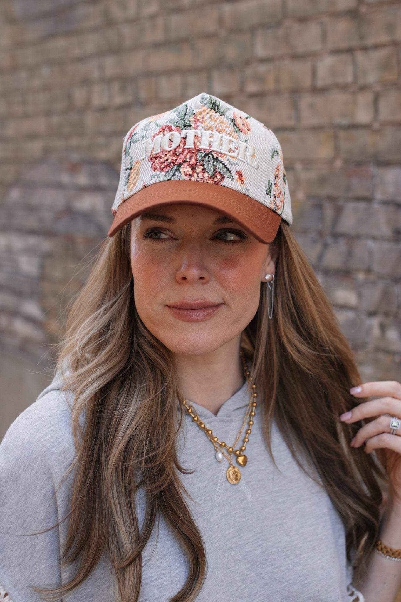 Mother Floral Trucker Hat