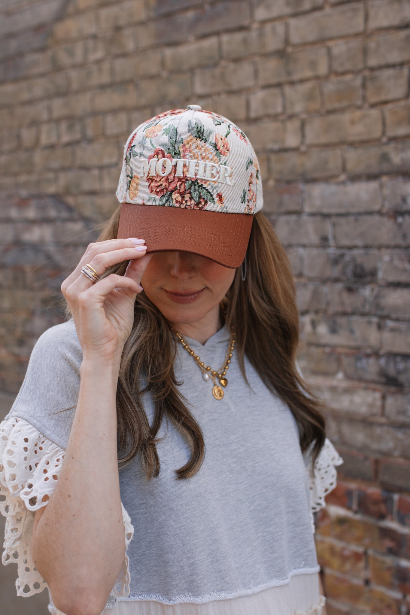 Mother Floral Trucker Hat