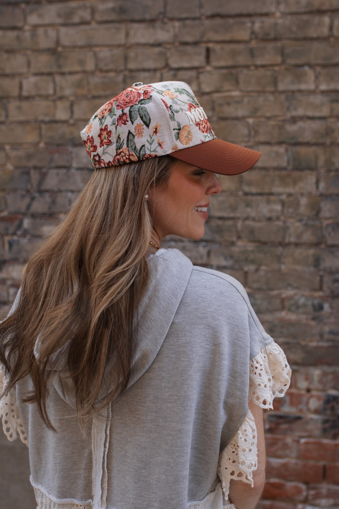 Mother Floral Trucker Hat