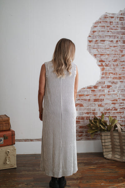 Elizabeth Striped Maxi Dress