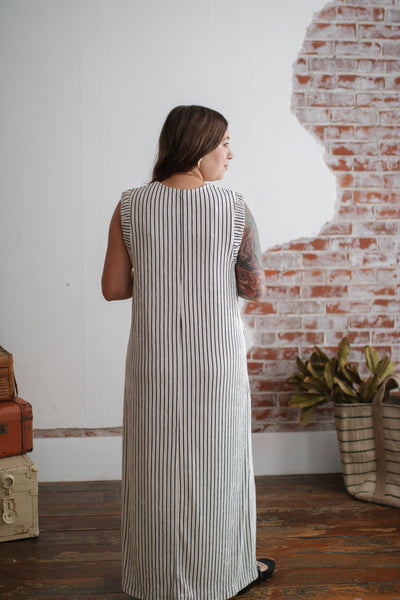 Elizabeth Striped Maxi Dress