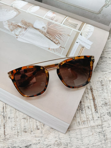 Palm Beach Polarized Sunglasses | Caramel Quartz