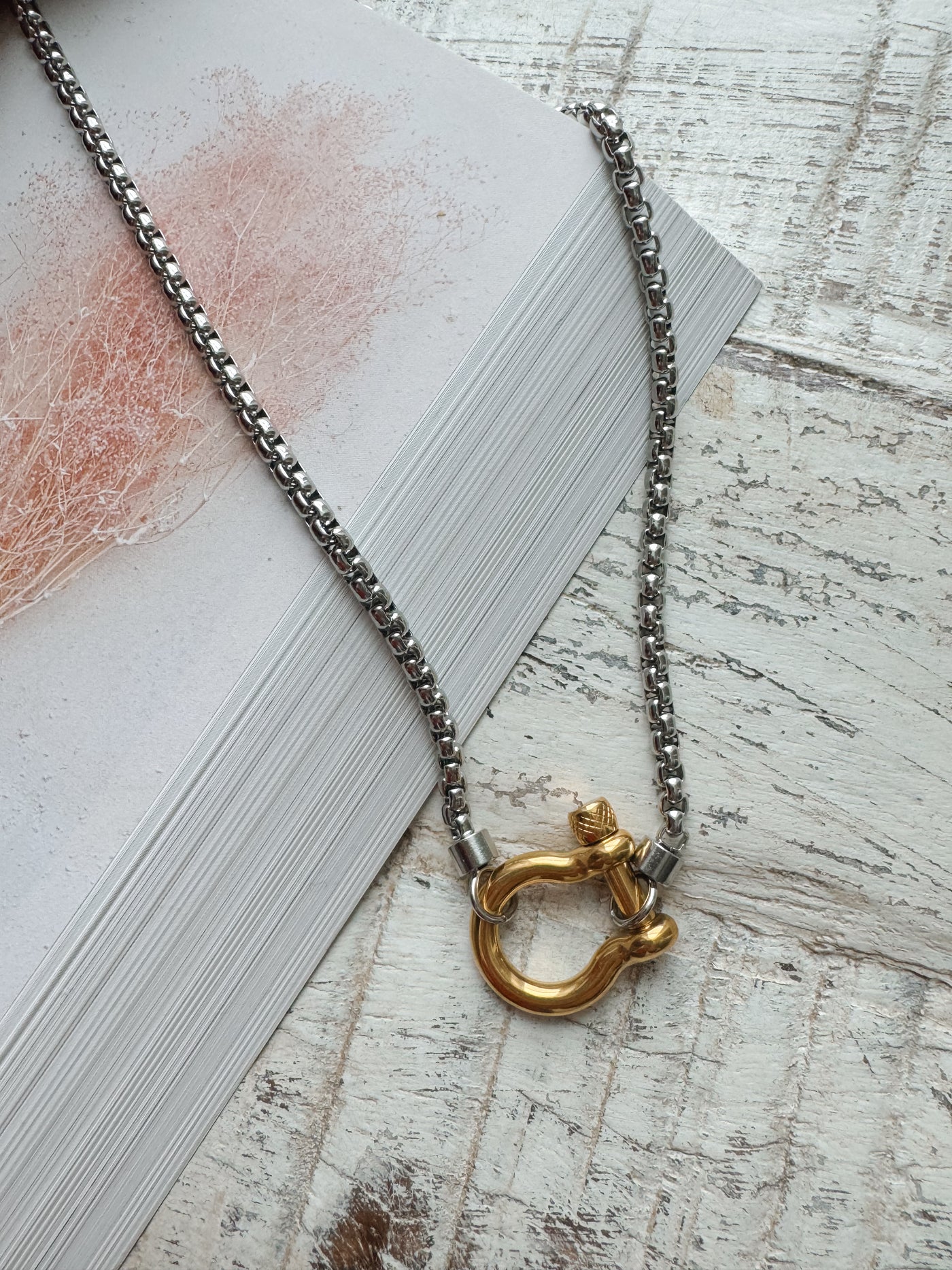 Gretchen  Non-Tarnish Locket Necklace