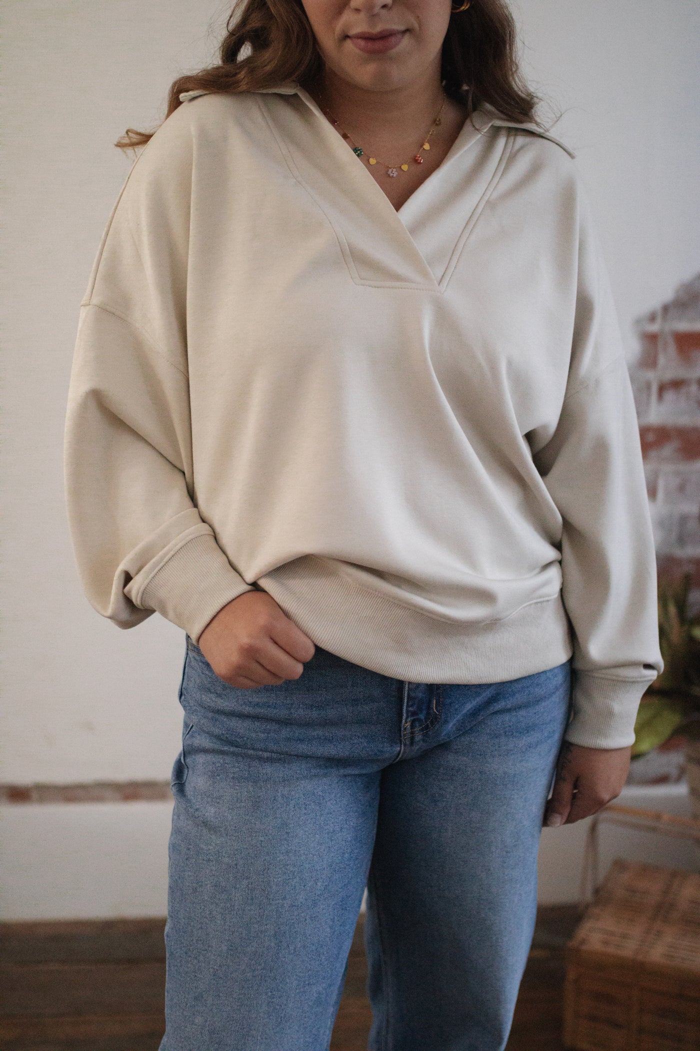 Hazel Cozy Pullover Sweater