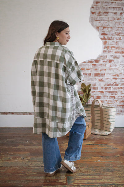 Emily Oversized Flannel Tunic Dress