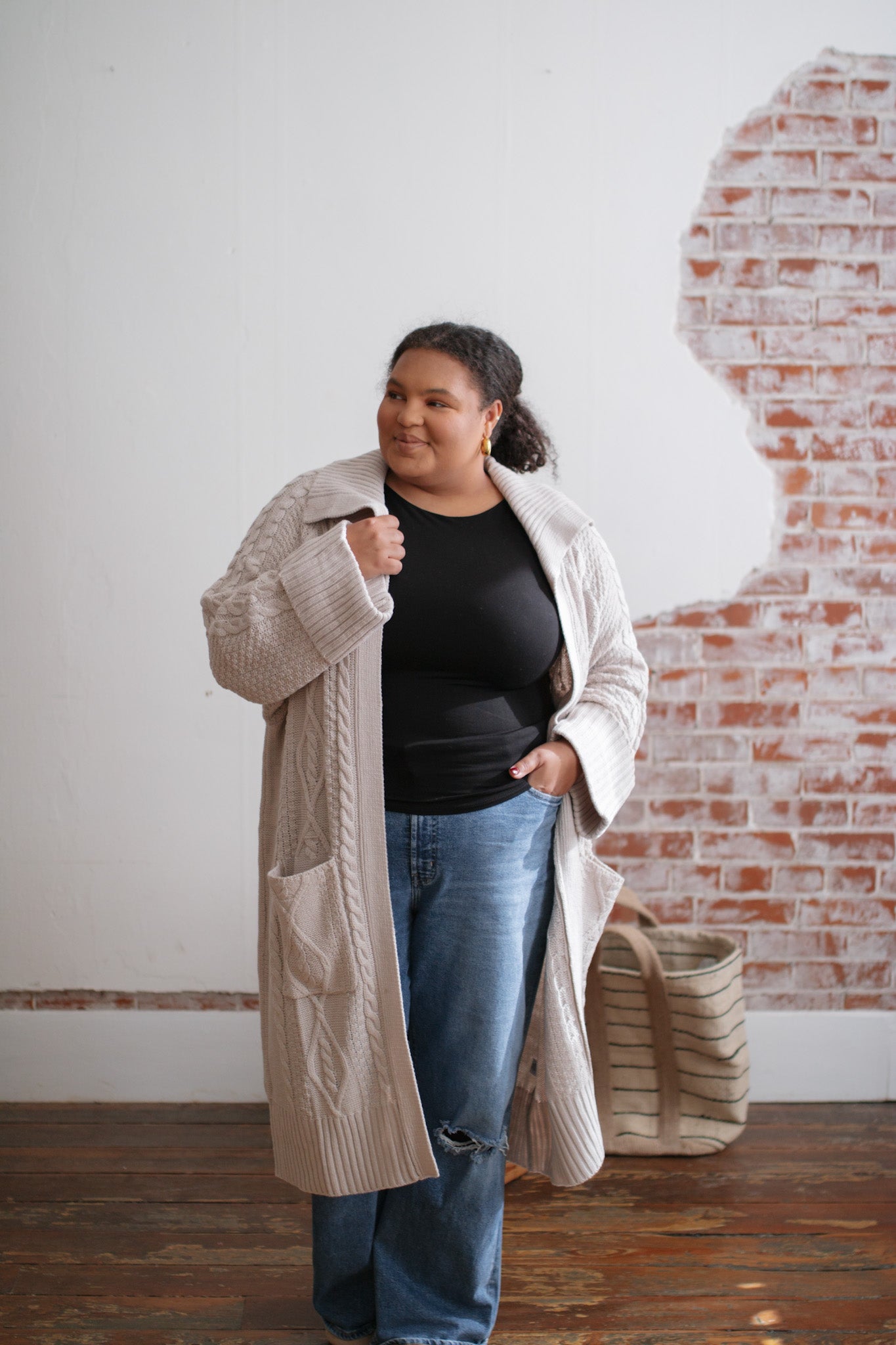 Collette Chunky Sweater Duster