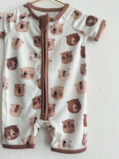 Bear Buddies Bamboo Shortie Romper