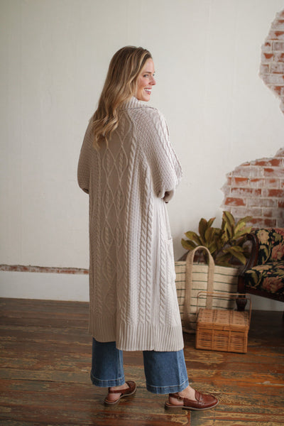 Collette Chunky Sweater Duster