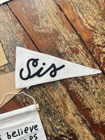 Sis Canvas Pennant