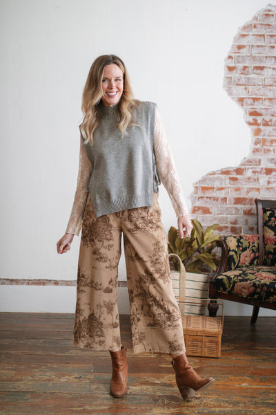 Annalise Cropped Corduroy Pants