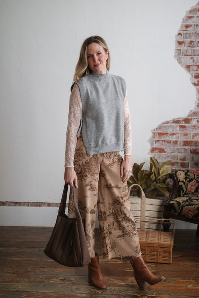 Annalise Cropped Corduroy Pants