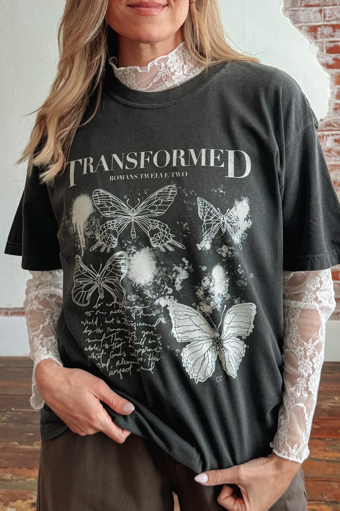 Transformed Butterfly Graphic Tee