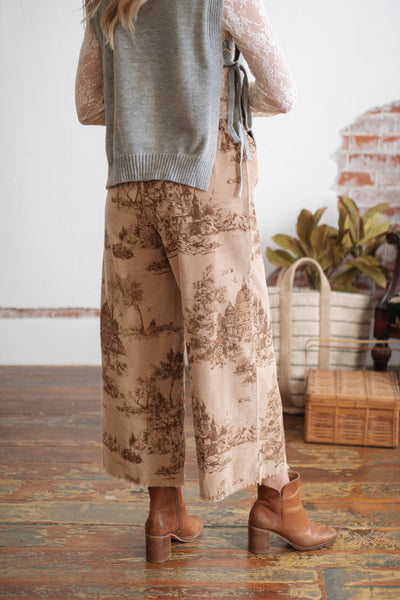 Annalise Cropped Corduroy Pants