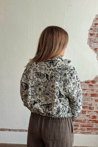 Mary Vintage Printed Butterfly Jacket | Restocking soon!