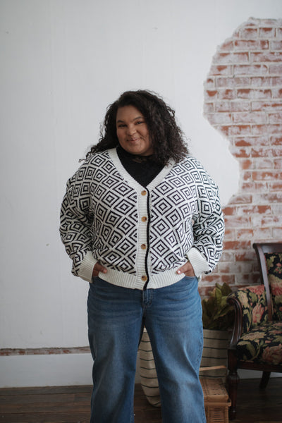 Eloise Patterned Cardigan