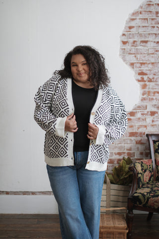 Eloise Patterned Cardigan