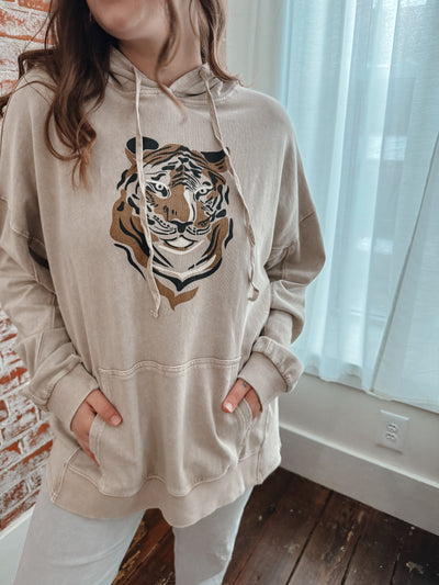 Here For the Tigers Hoodie