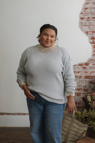 Michelle Ribbed Knit Sweater