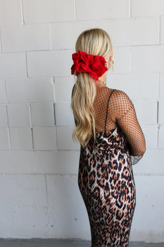 KAXI Jumbo Scrunchie | Red