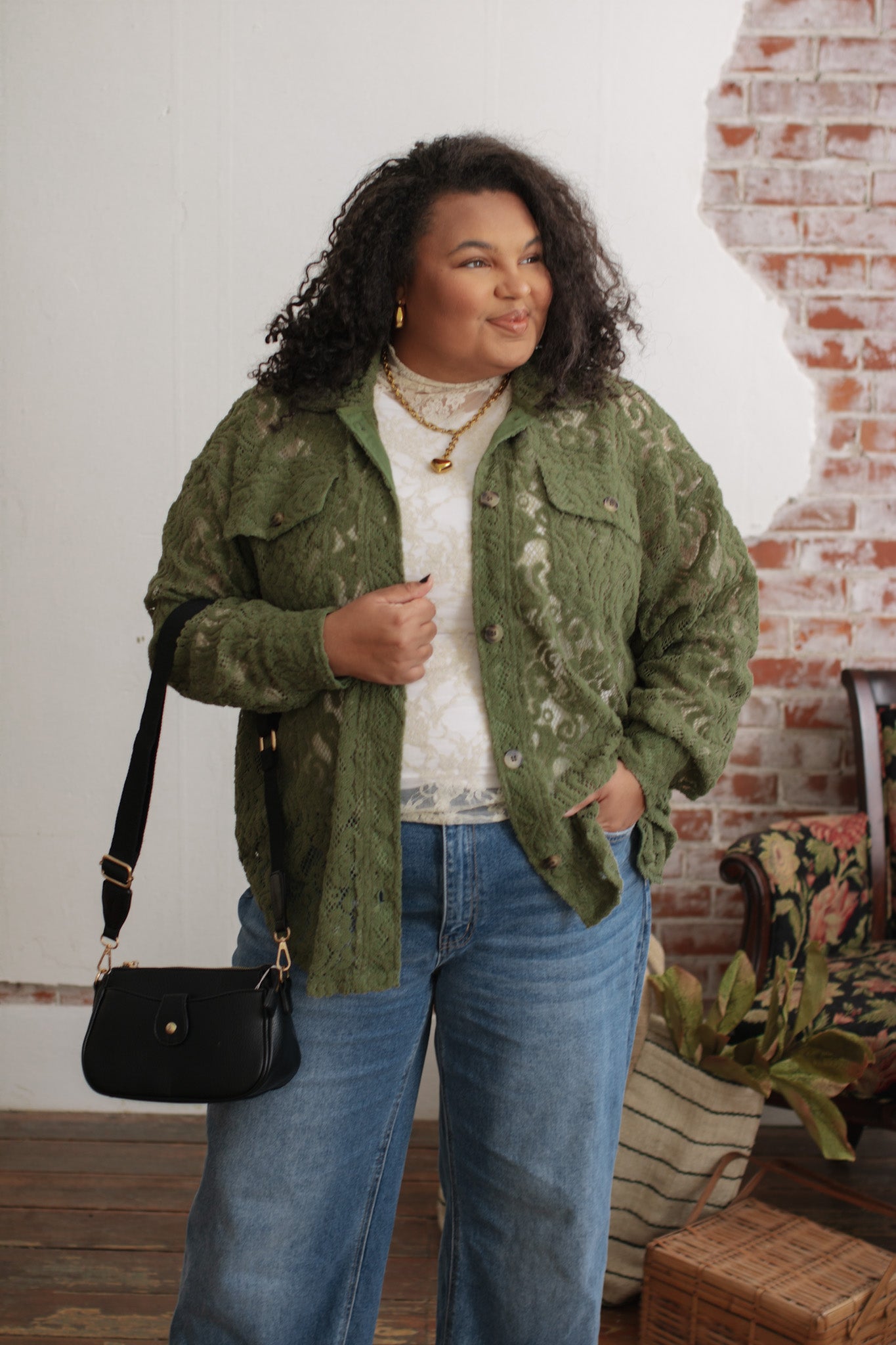 Veda Relaxed Lace Shacket