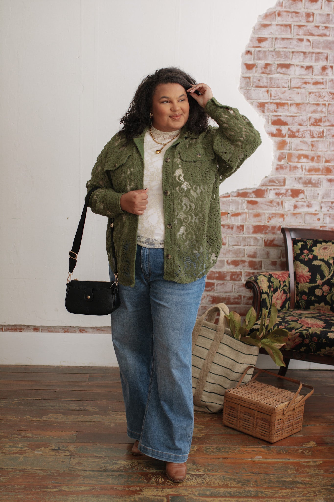 Veda Relaxed Lace Shacket