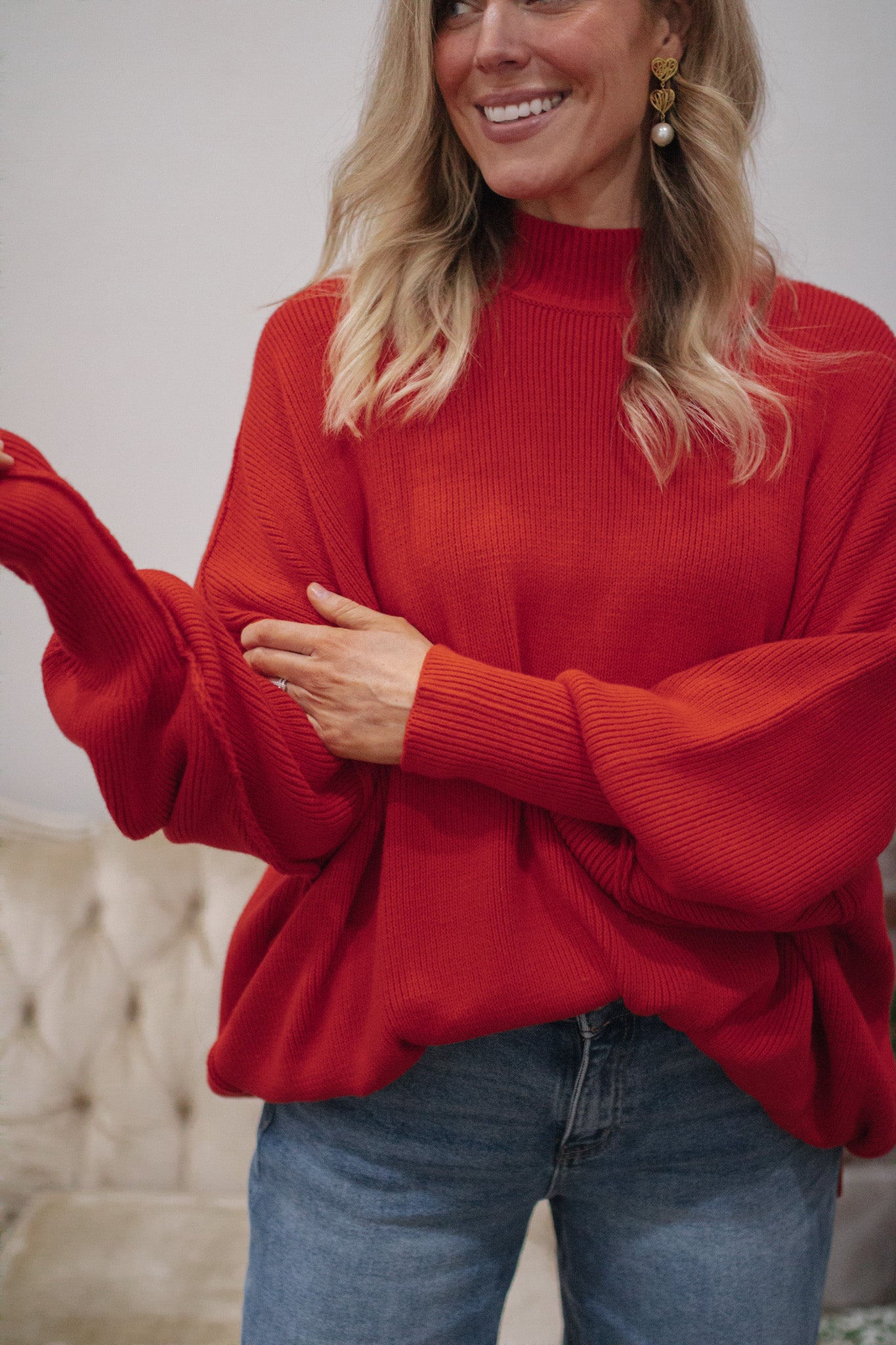 Regan Oversized Ribbed Pullover