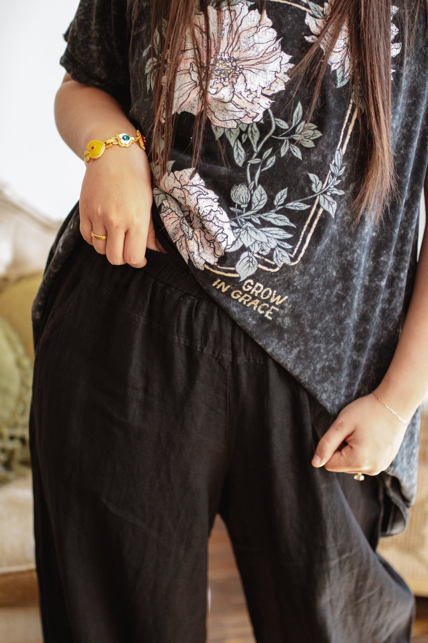 Grow in Grace Tunic Graphic Tee