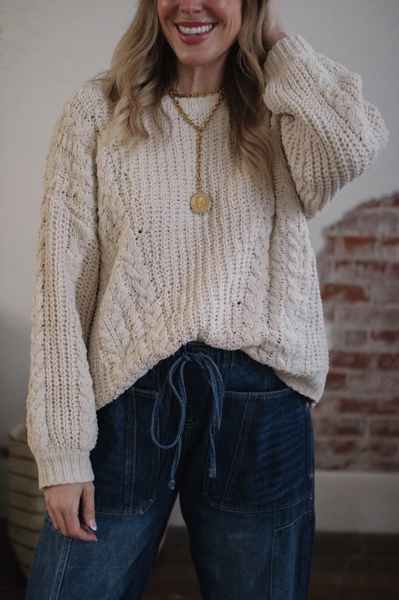 Josephine Relaxed Knit Sweater