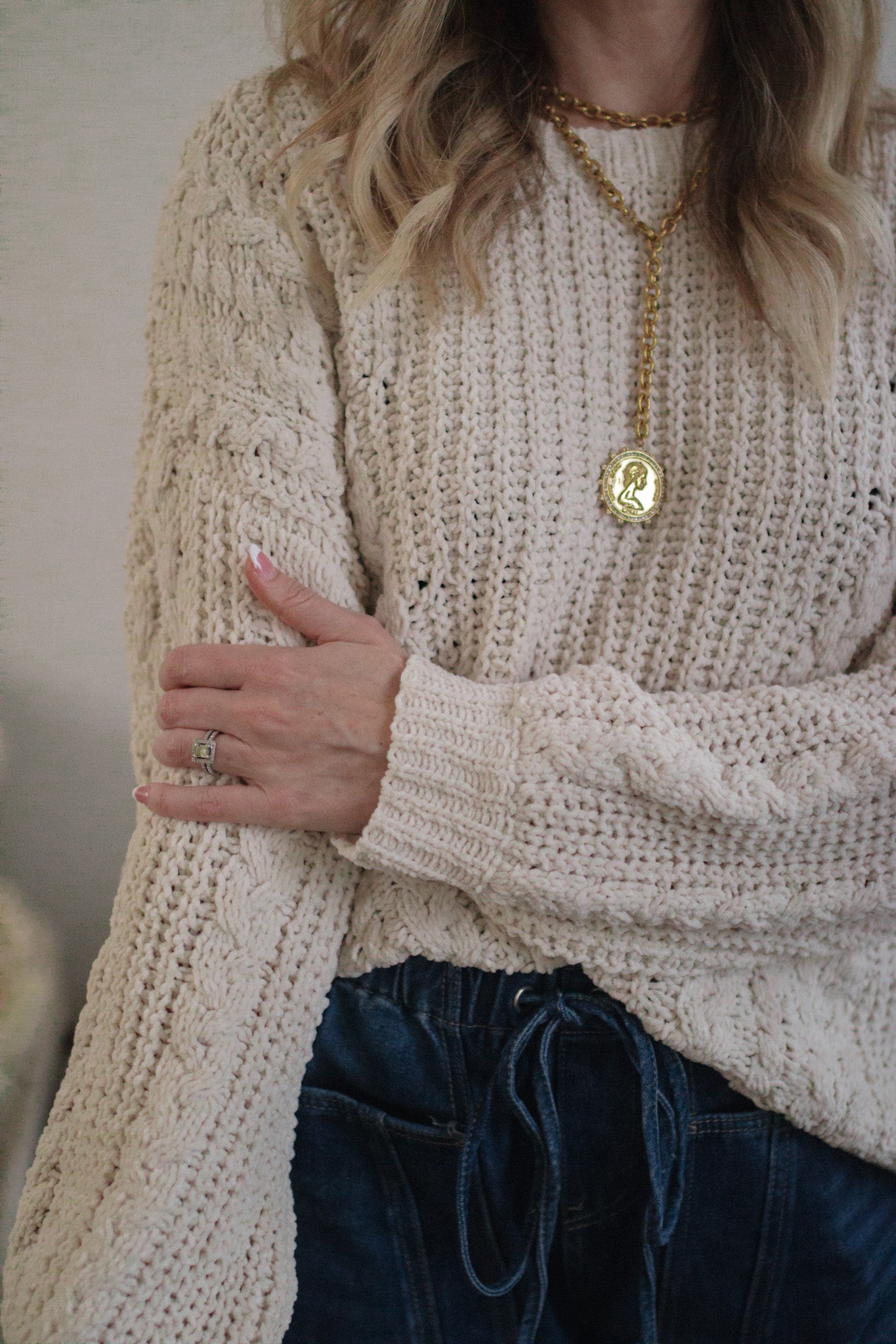 Josephine Relaxed Knit Sweater