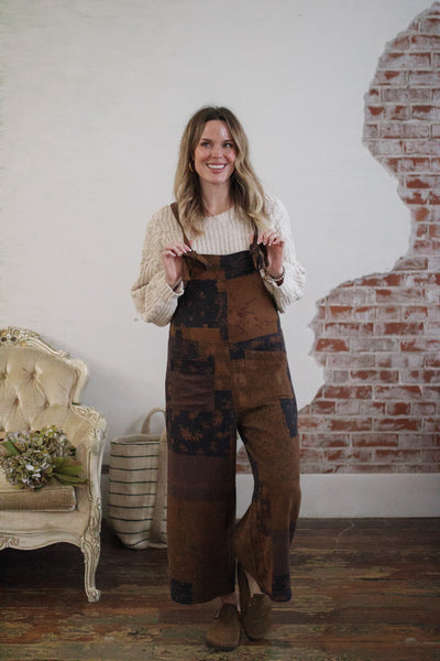 Lilia Patchwork Overalls