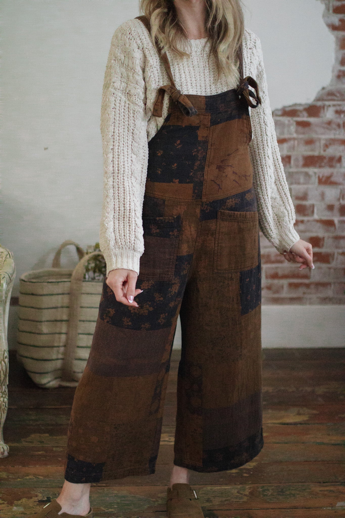 Lilia Patchwork Overalls