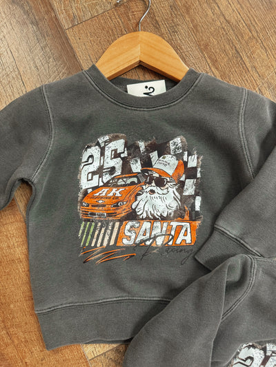 Santa Retro Race Crewneck