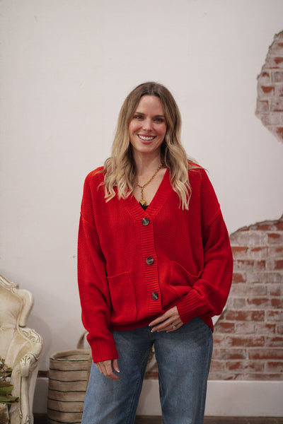 Ruby Knit Button Down Cardigan