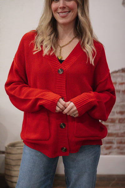 Ruby Knit Button Down Cardigan