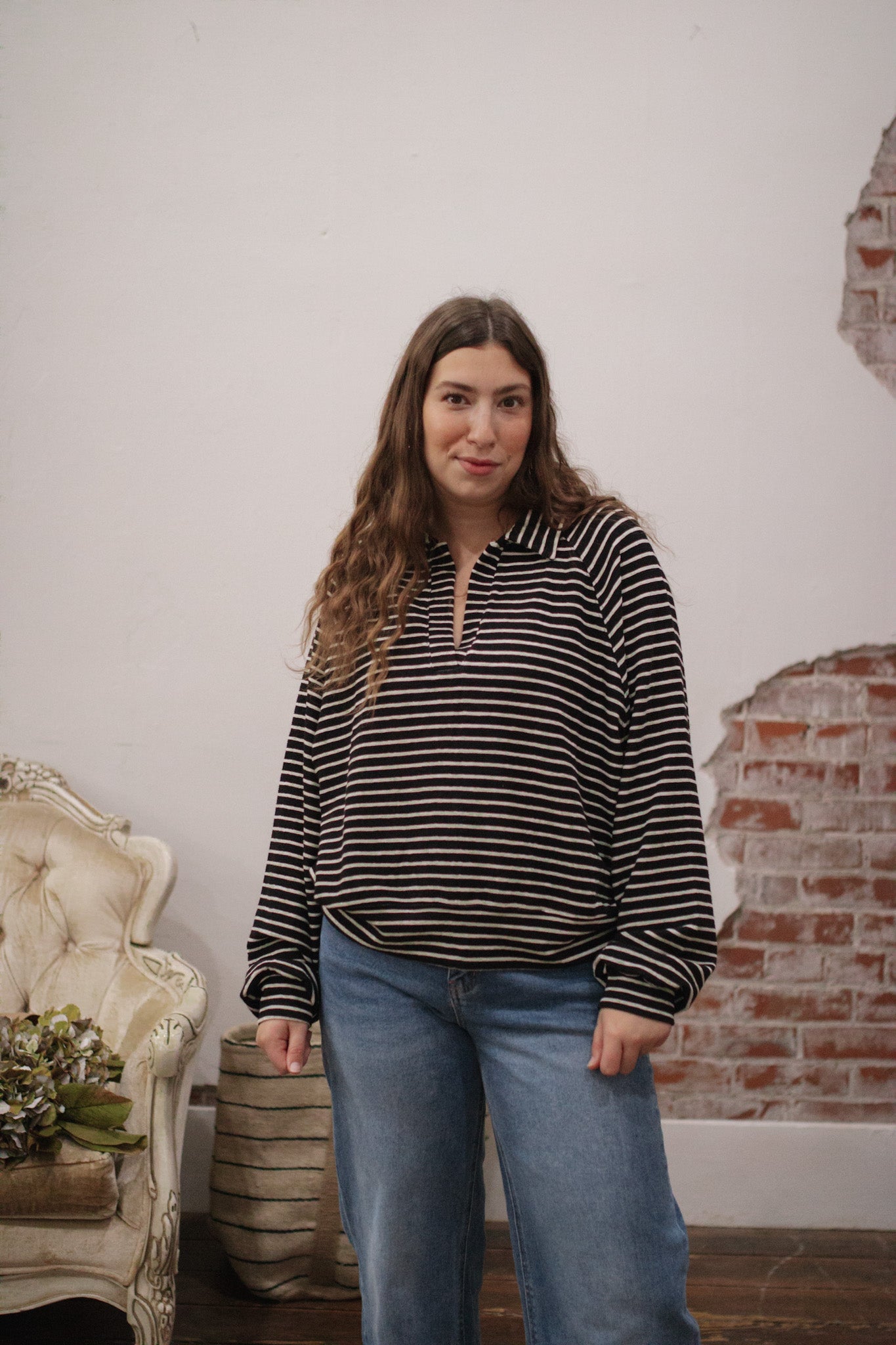 Micah Striped Pullover