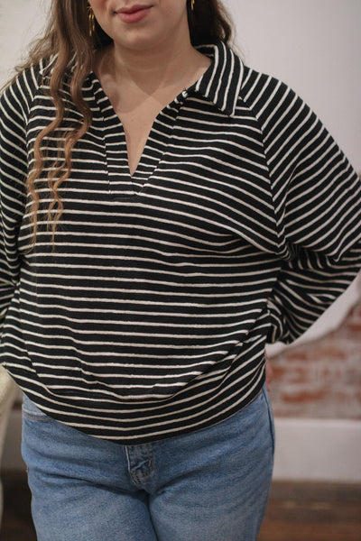 Micah Striped Pullover