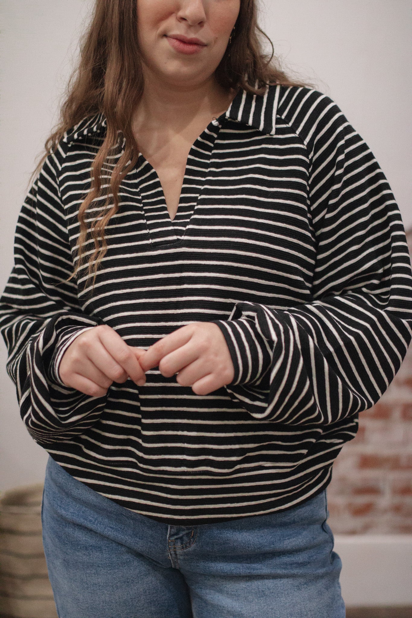 Micah Striped Pullover