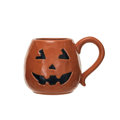 16oz Jack-O-Lantern Stoneware Mug