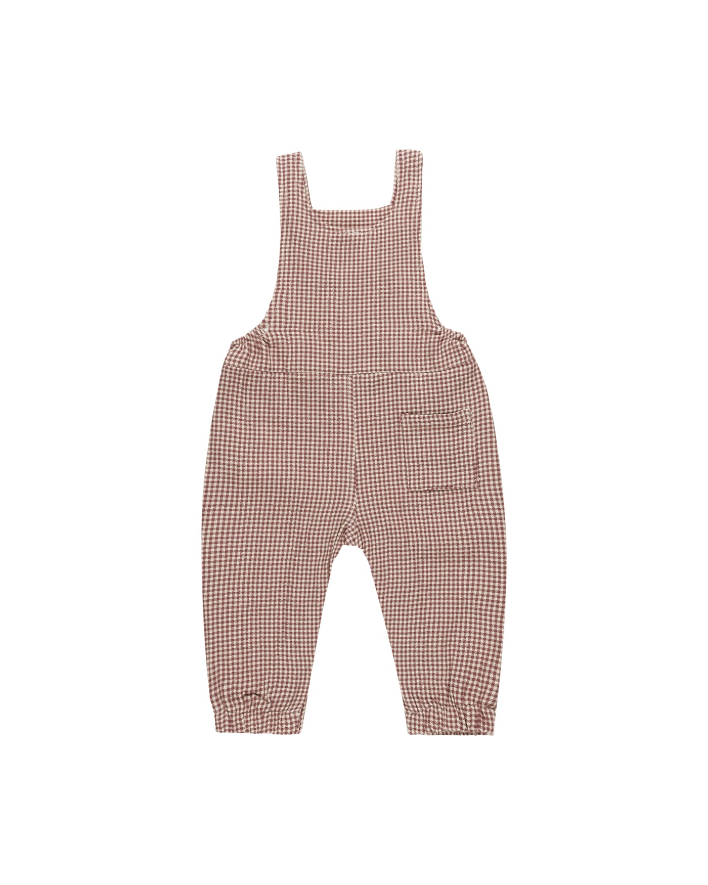 Baby Overalls | Plum Gingham