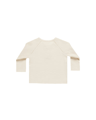 Henley Knit Top | Natural