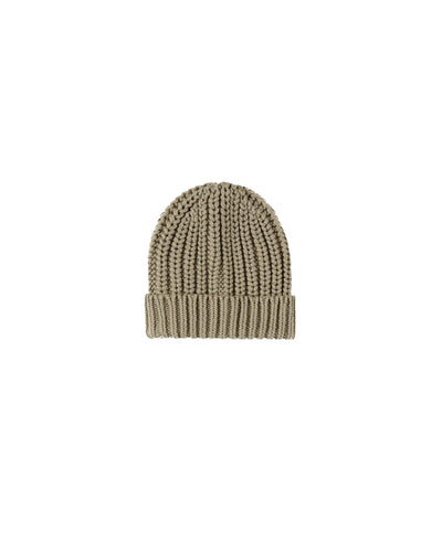 Chunky Knit Beanie | Olive