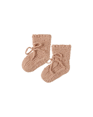 Knit Booties | Rose