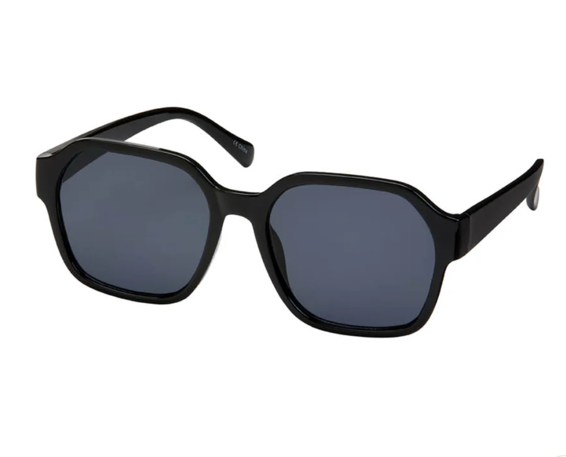 Blue Gem | Daphne Oversized Angled Sunglasses