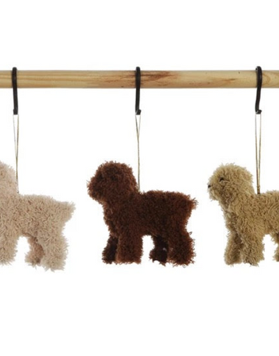 Furry Doodle Dog Ornament