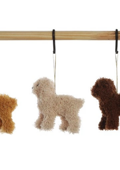 Furry Doodle Dog Ornament