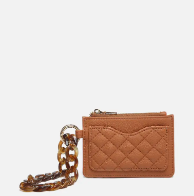 Rhodes Quilted Wallet w/ Chain Bangle