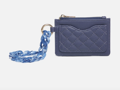 Rhodes Quilted Wallet w/ Chain Bangle