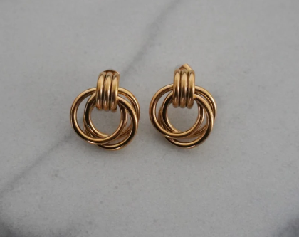 Eden Non-Tarnish Looped Earrings