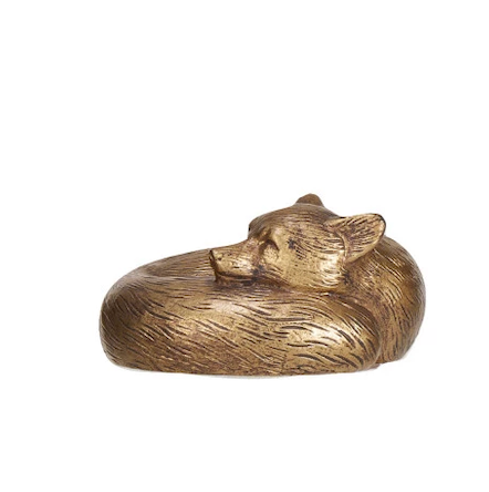 Sleepy Antique Gold Animals